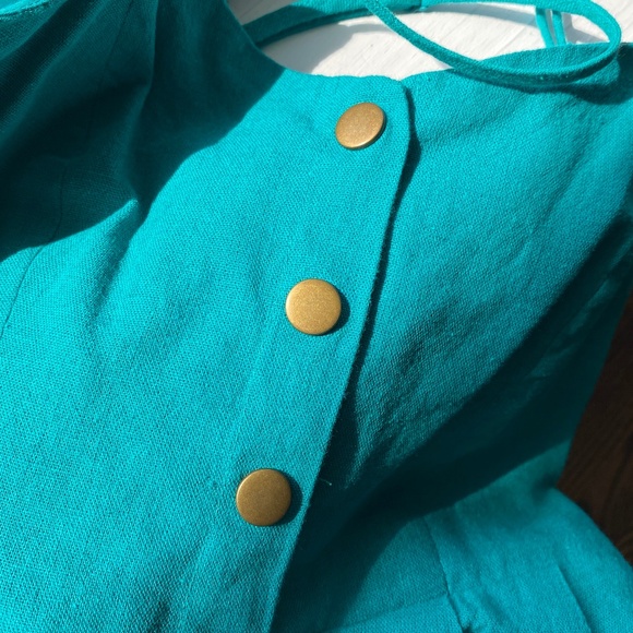 COPE Linen / Cotton Mini Dress - Picture 3 of 10